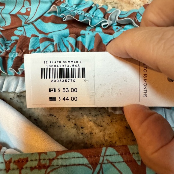 NWT. Janie and Jack 2 piece bathing suit - Picture 14 of 14